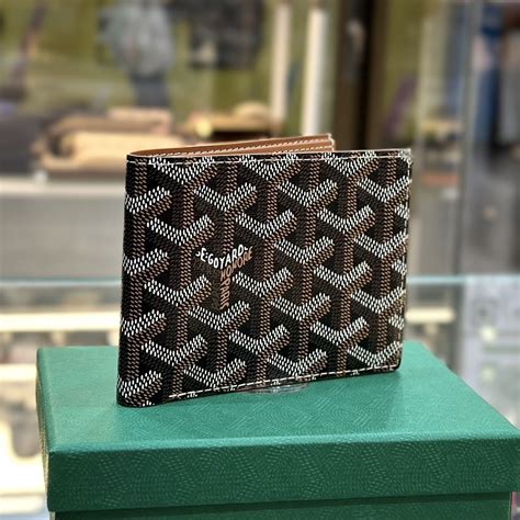 goyard bifold wallet price|authentic goyard wallet.